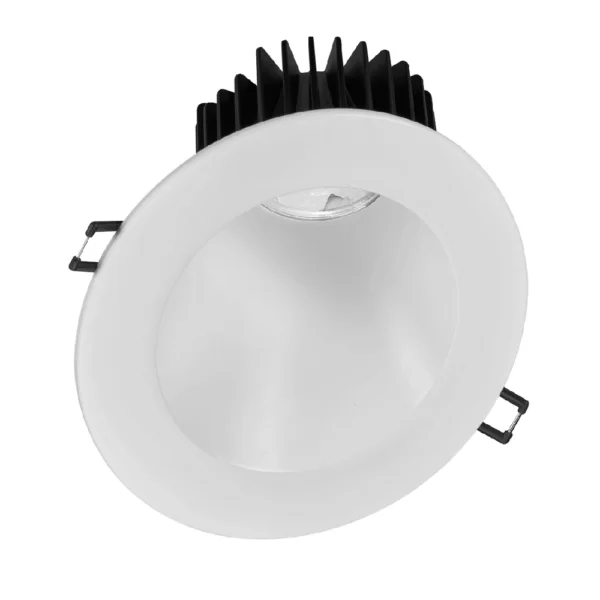 5" Round 30° Sloped Deep Regressed LED, 15W, Dimmable, White/Black/Oil Rubbed Bronze, 2700K-5000K, IP54