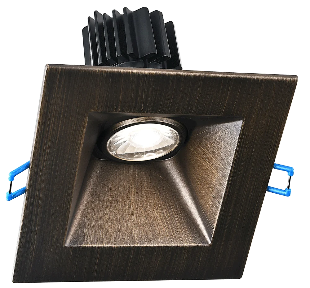 5" Square Sloped Regressed Gimbal LED High Output, 11W, Oil Rubbed Bronze