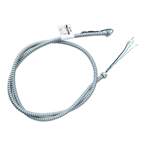 5-Ft. Metal Flex Whip, 5 Wire Series, Screw-in Type, Factory Installed