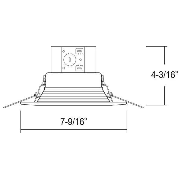 6-Inch 21 W LED IC J-Box Downlight - view 2