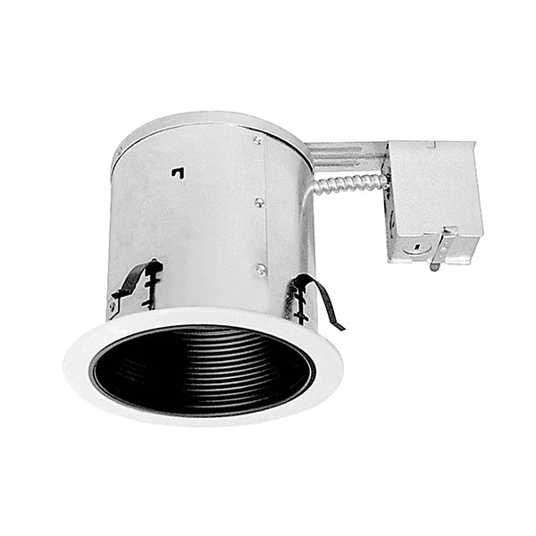 6-Inch Airtight Incandescent Recessed Housing Remodel with Socket Bracket