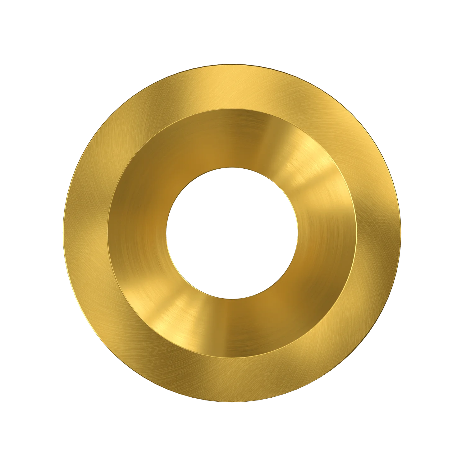 Goodlite 6 Inch Brushed Brass Round Trim
