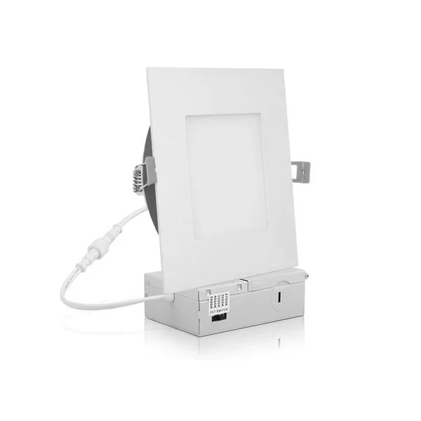 6-Inch Fire Rated Slim Wafer 12 W Recessed Light - CCT Adjustable
