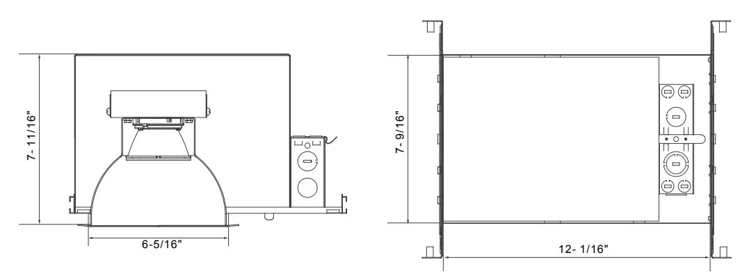 6-Inch LED IC Airtight Frame-In Recessed Downlight - view 2