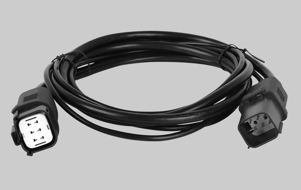 15' long linking cord set to daisy chain line voltage & DMX Signal