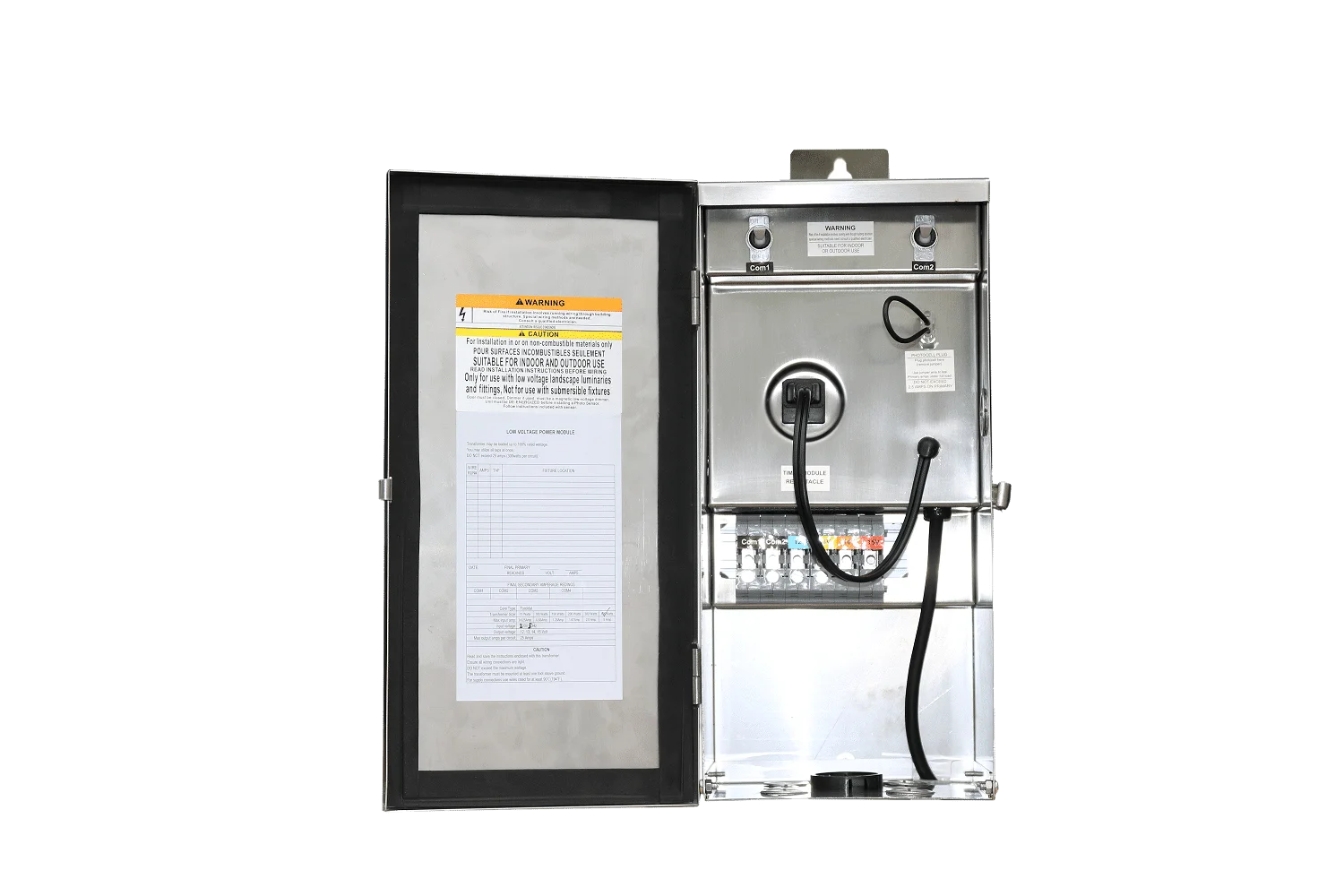600 W Multi-Tap Landscape Transformer, Stainless Steel