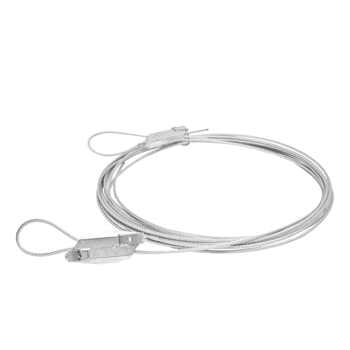 60ft Catenary Cable Kit, 1/8” Diameter, Outdoor Rated, Galvanized Cable