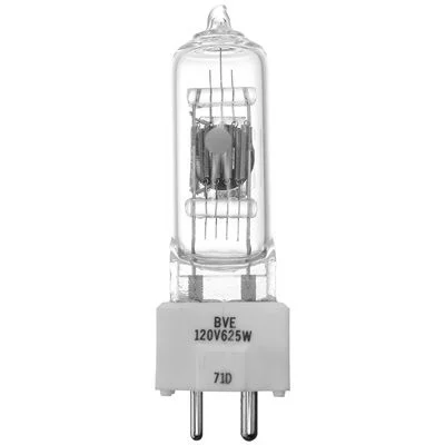 625W, T6, 120V, Clear, GX9.5 Bi-Pin