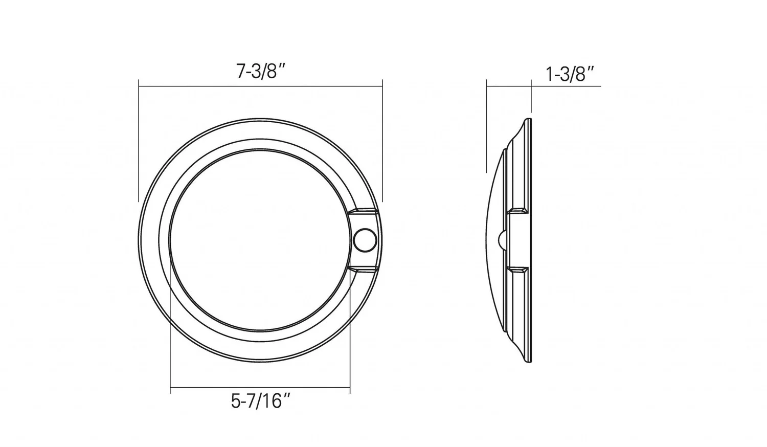 6" Low-Profile Closet Light with PIR Motion Sensor, White, Sensor, 90 CRI, 3CCT Selectable - view 2