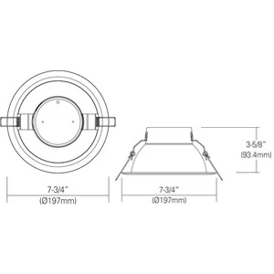 6" Non-IC Commercial LED Retrofit / Remodeling Downlight - view 2