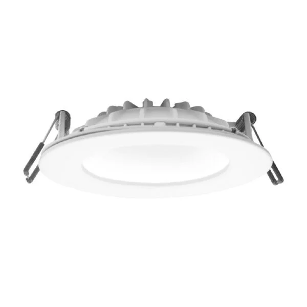 6" Round Indirect Slim Recessed LED, 15W, 5CCT Selectable, White Trim