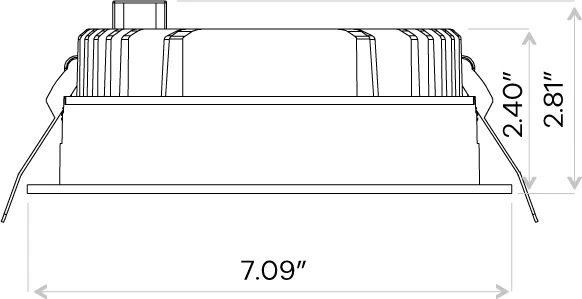 Goodlite 6" Round Regress Fixture - view 2