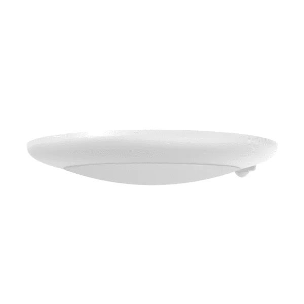 6" Round Surface Mount Fixture, PIR Sensor, 15W, 5CCT, R90, White Trim