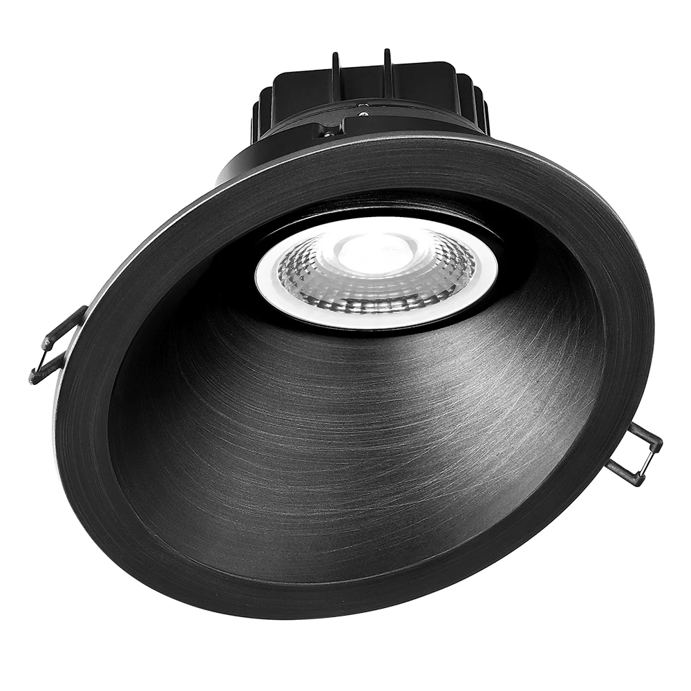 6" Round Regressed Gimbal LED High Output, 3000K, Dim to Warm, Oil Rubbed Bronze