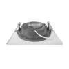 6" Square Fire Rated Regressed Backlit LED, 14W, 5CCT, IC, Air-Tight, Wet Location, Dimmable - view 2