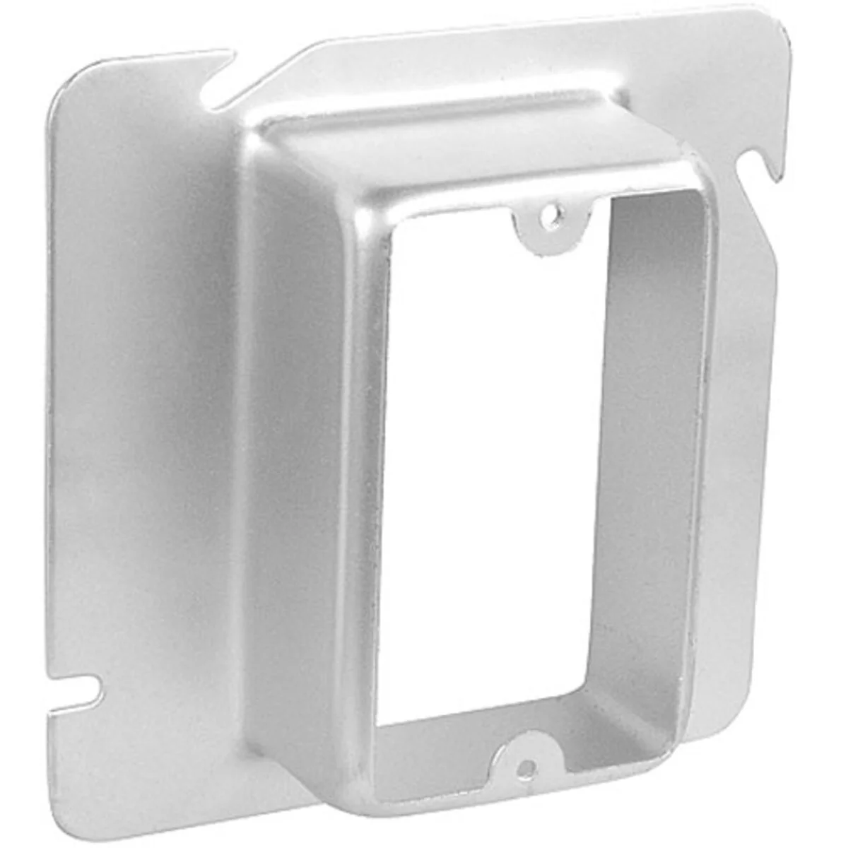 6" Square One Gang Device Ring, 1-1/2" Raised