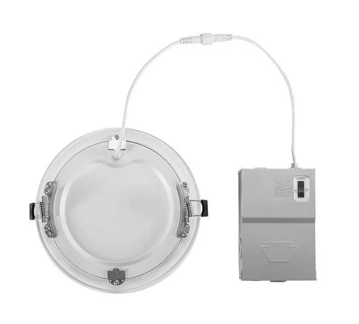 6in Circular LED Baffled Wafer Downlight feat. Color Select, 13W, 2700 / 3000 / 3500 / 4000 / 5000K,...