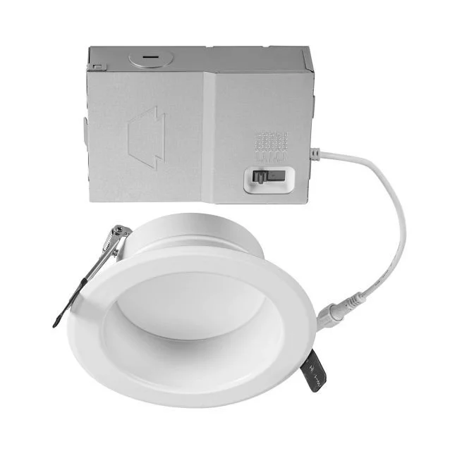 6in Circular LED Recessed Downlight feat. Color Select, 13W, 2700 / 3000 / 3500 / 4000 / 5000K, 90CRI, 120V Input, Phase