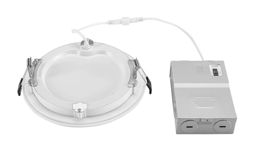 6in Circular LED Recessed Wafer Downlight feat. Color Select, 13W, 2700 / 3000 / 3500 / 4000 / 5000K...