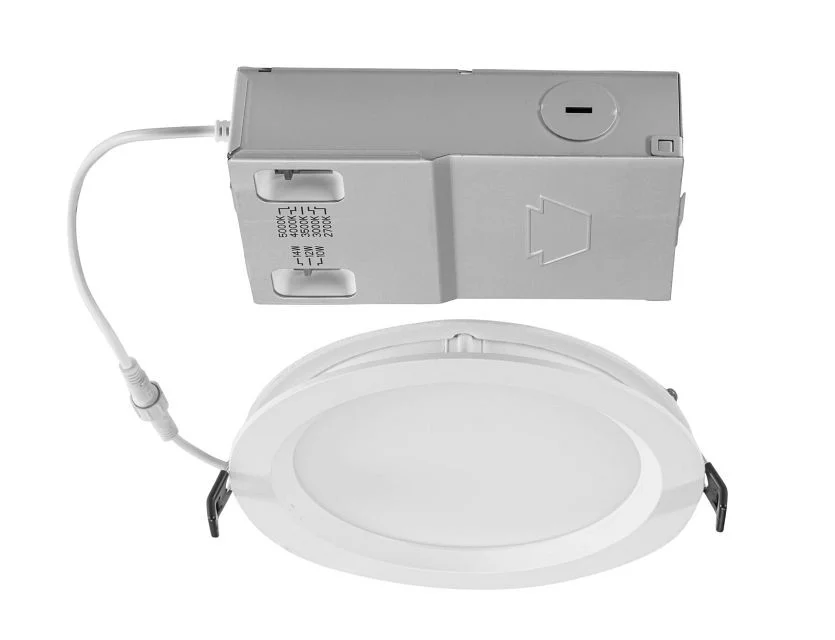 6in Circular LED Recessed Wafer Downlight feat. Power and Color Select, 14 / 12 / 10W, 2700 / 3000 / 3500 / 4000 / 5000K