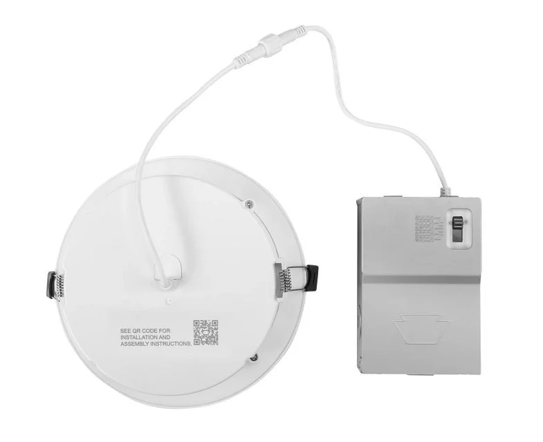 6in Gimbal Wafer Downlight feat. Color Select, 12W, 2700 / 3000 / 3500 / 4000 / 5000K, 90 CRI, 120V ...
