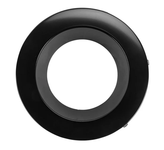 6in Interchangeable Trim for 6B Recessed Downlight, Matte Black