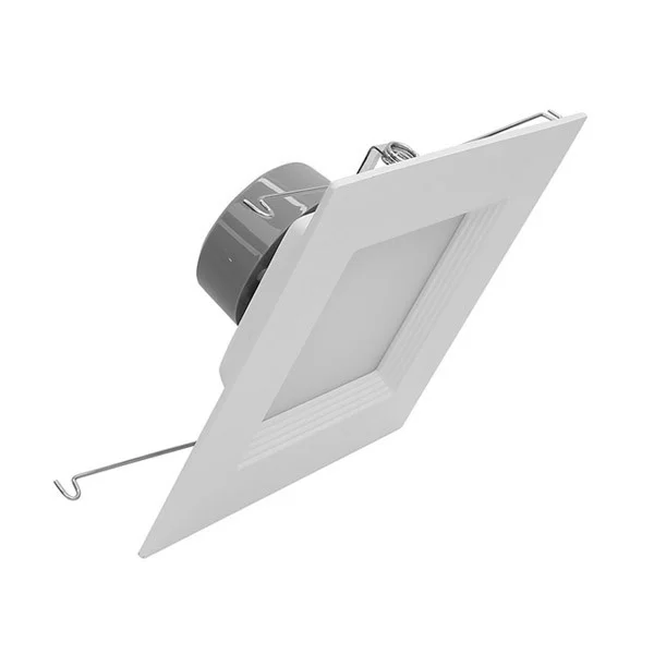 6in LED Recess Trim, Baffle, 15W 1155LM 27/30/35/40/50K, Dimmable, Es