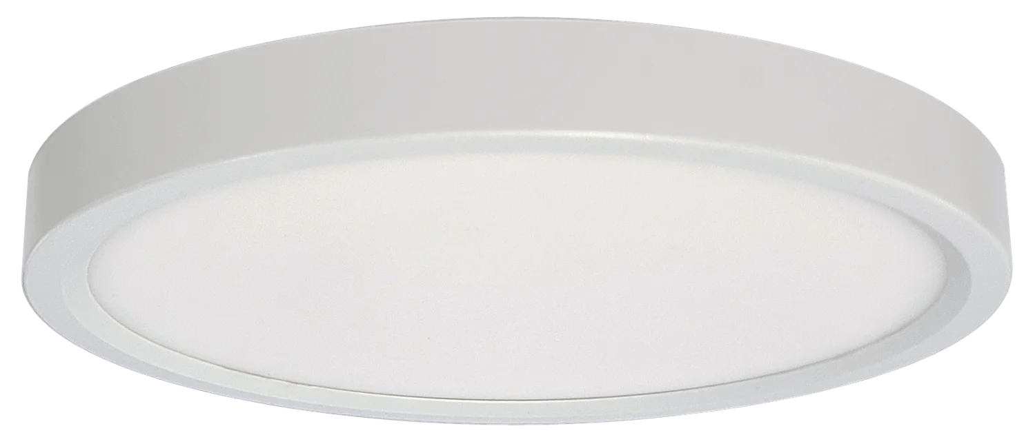 5" LED Slim Round Edge-lit Disk, White, 90 CRI, 3000K, Retrofit