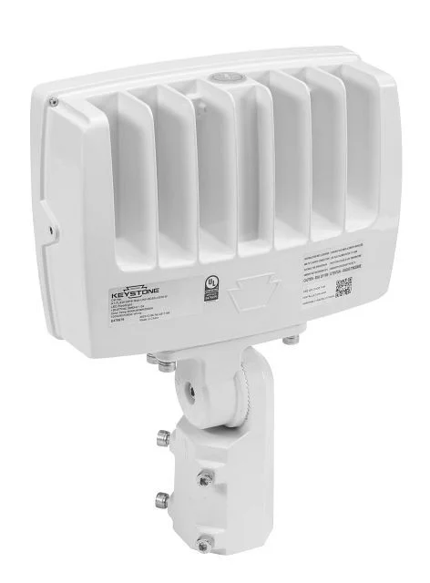 75 / 60 / 45W LED Flood Light feat. Power Select & Color Select. Rectangular Series 4 with Built-in ...