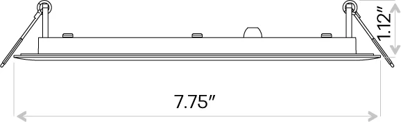 Goodlite 7" Round Flushed Slim - view 2