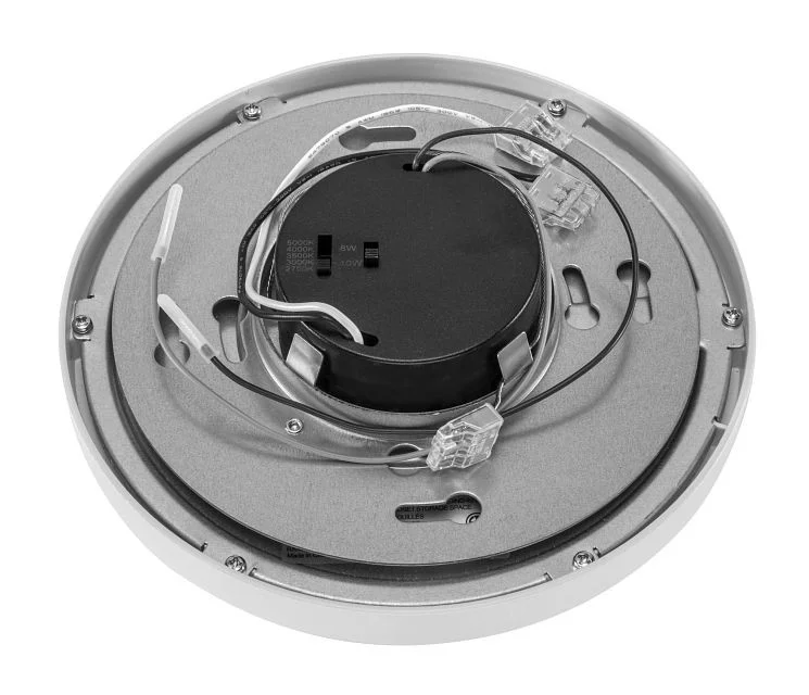 7" Round LED Closet Rated Surface Mount Downlight | Power Select 10 / 8W | Color Select 2700 / 3000 ...