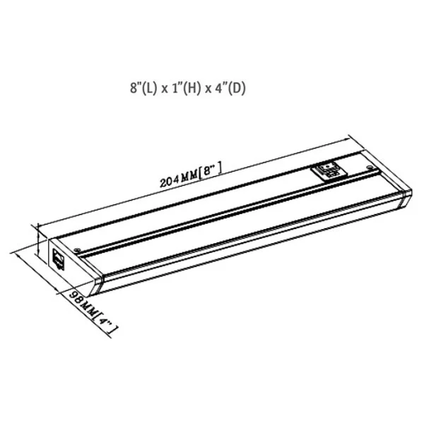 8 Inch 3 W LED Undercabinet - CCT Adjustable - view 2