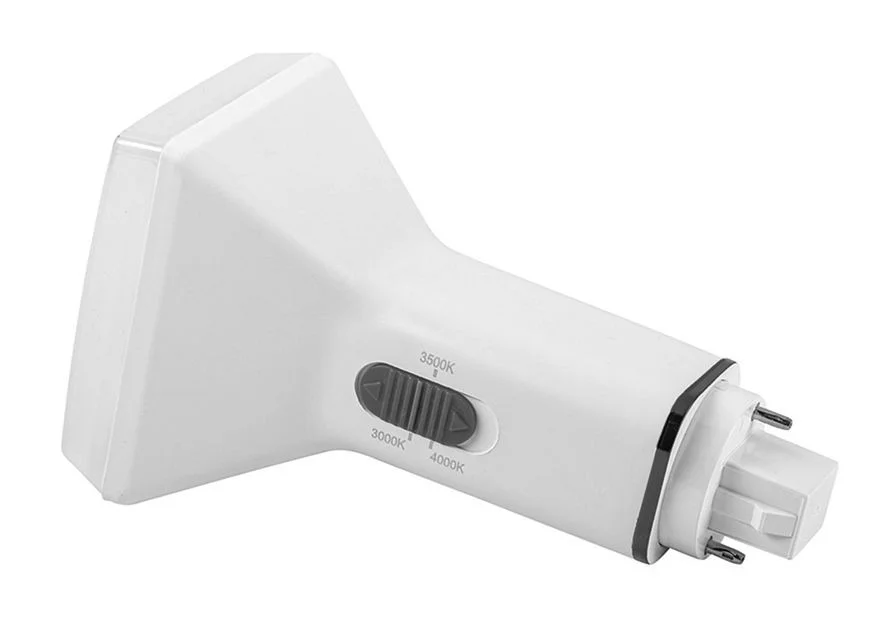 8.5W 2-pin Compact LED Lamp, Vertical Orientation, 120-277V Input, G24d Base, 3000 / 3500 / 4000K Color Select