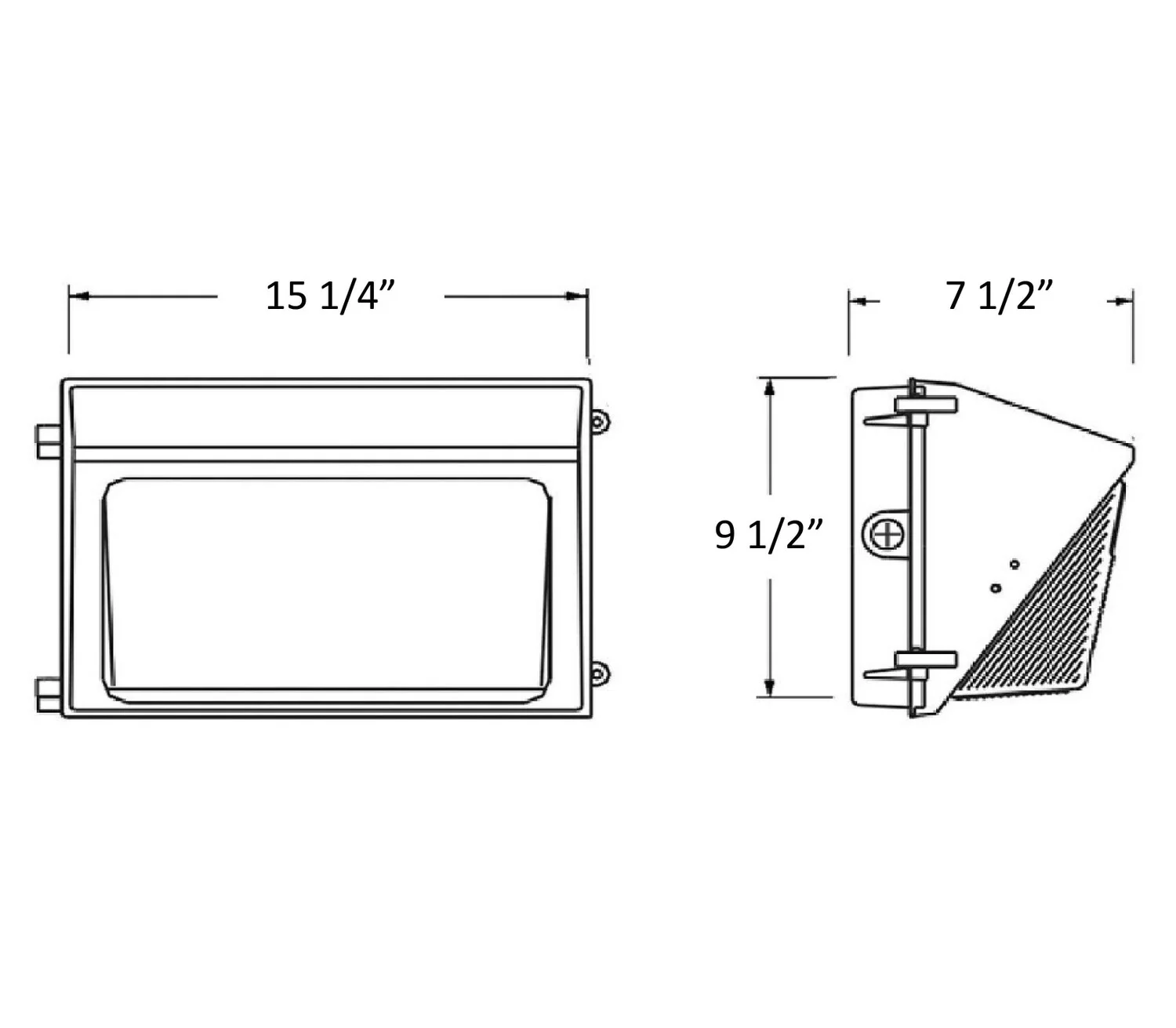 80 W Max. Non-Cutoff Wall Pack - CCT Adjustable - view 5