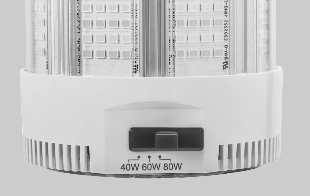 80W LED HID Replacement Lamp|Integrated cooling fan | Power Select 80 / 60 / 40W | Color Select 30 /...