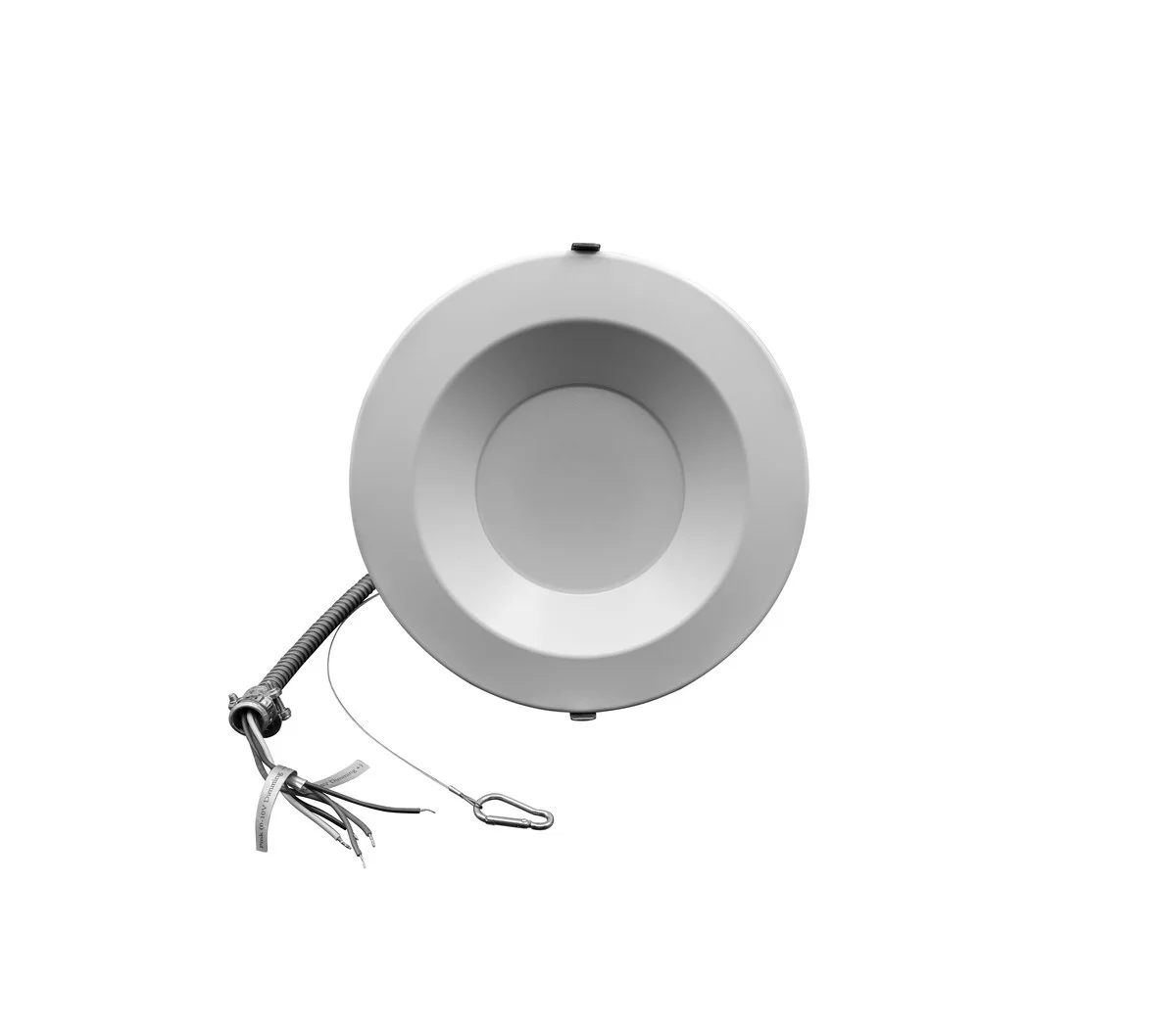 8" LED Commercial Downlight, 26W Power & CCT Selectable, Round Smooth Trim - view 3