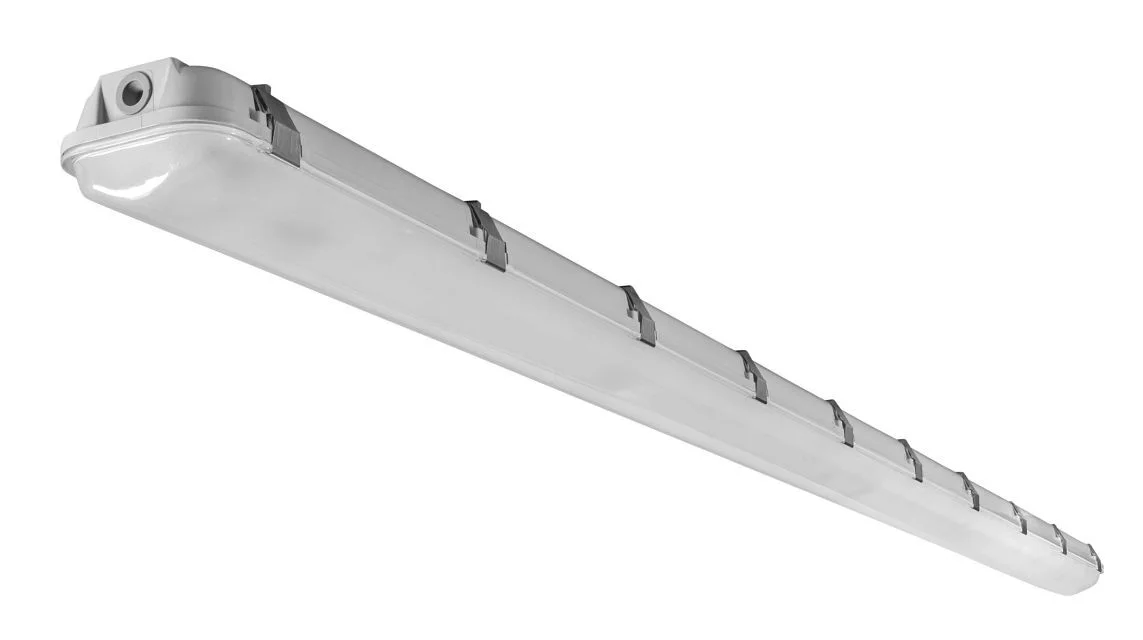 8ft Vapor Tight Fixture, Medium Width Body, Power Select & Color Select, 100 / 80 / 60W, 120-277V Input, 3500 / 4000 / 5