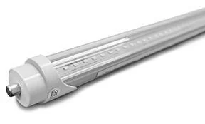 8Ft. 40 W LED T8 Plastic/Aluminum Tube Lamp, Clear - view 2