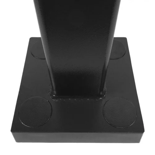 10Ft. 4in Wide Square Straight Aluminum Light Pole, 0.188 Inch Wall Thickness
