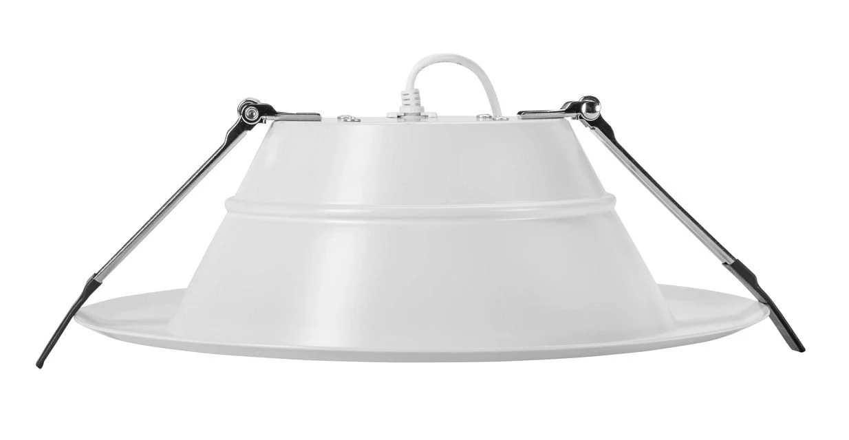 8in Circular LED Recessed Downlight feat. Power and Color Select, 29 / 23 / 16.5W, 2700 / 3000 / 350...