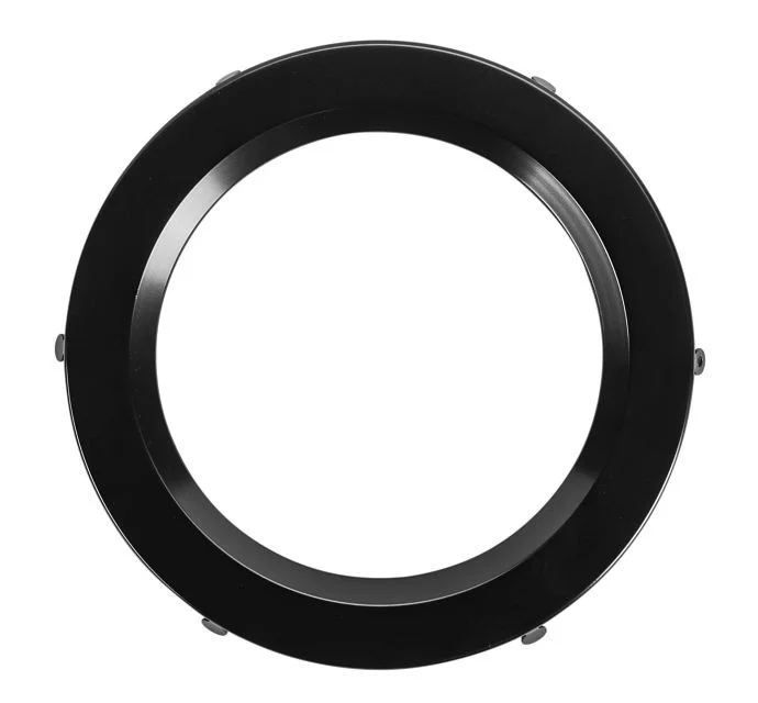 6in Interchangeable Trim for 6B Recessed Wafer Downlight, Matte Black