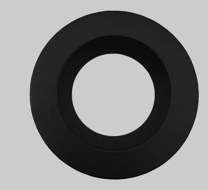 8in Interchangeable Trim for 8in Recessed Commercial Downlights, Matte Black