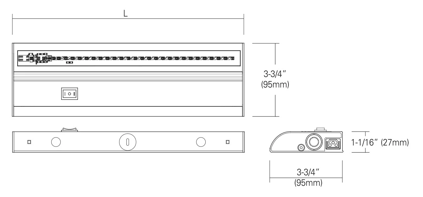 896 Series, 9-Inch LED Under Cabinet Light - view 2