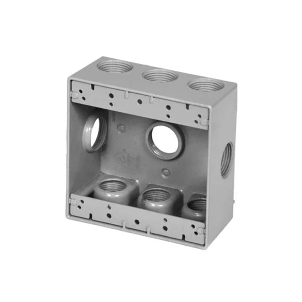9-Outlet Electrical Junction Box - 1/2" Size