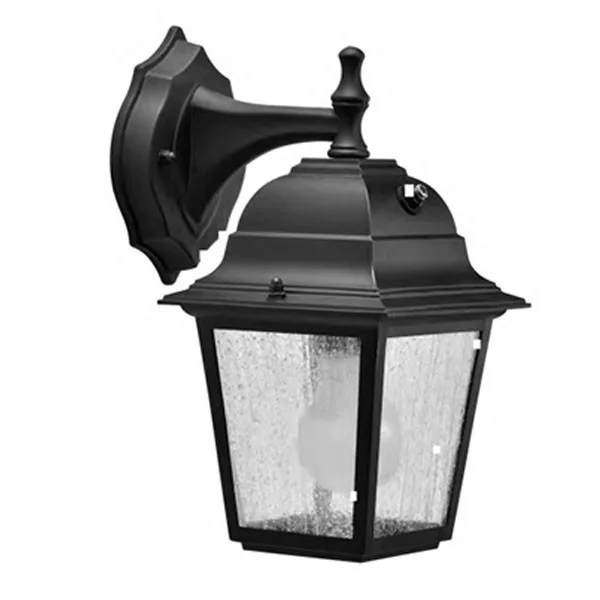 9 W A19 Outdoor Wall Lantern, E26 Base