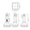 9 W Vertical LED 2-Pin Plug In, CCT Selectable 3000K-3500K-4000K, Hybrid Type A Magnetic Ballast + T...
