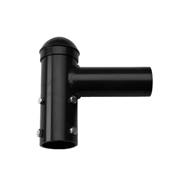 90° Bullhorn Round Pole Tenon Adapter for 1 Fixture