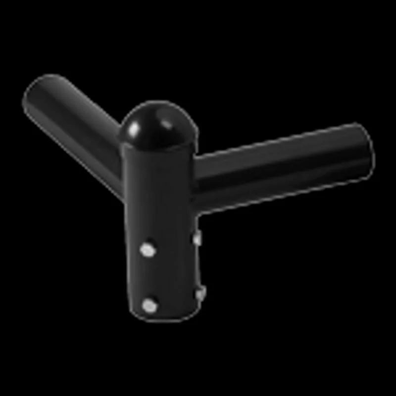 90° Bullhorn Round Pole Tenon Adapter for 2 Fixture - view 2