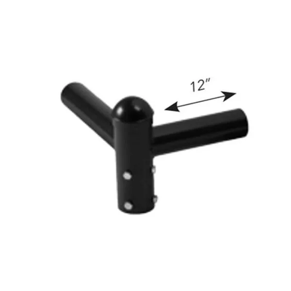 90° Bullhorn Round Pole Tenon Adapter for 2 Fixture - view 3