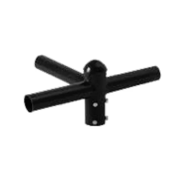 90° Bullhorn Round Pole Tenon Adapter for 3 Fixtures